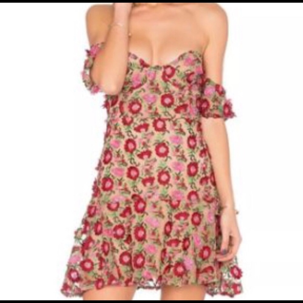 For Love and Lemons Amelia strapless dress